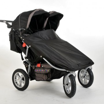 cuggl elm twin pushchair raincover